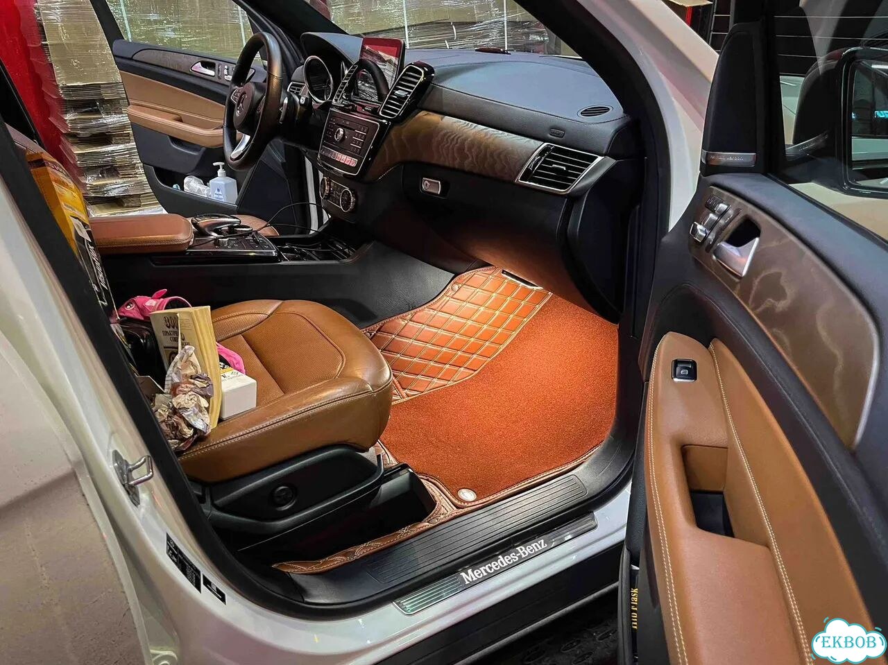 Ковры салона Mercedes-Benz GLS 2018 X166 фото 2