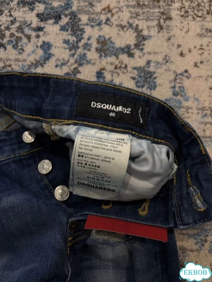 Джинсы dsquared2 slim fit оригинал фото 4
