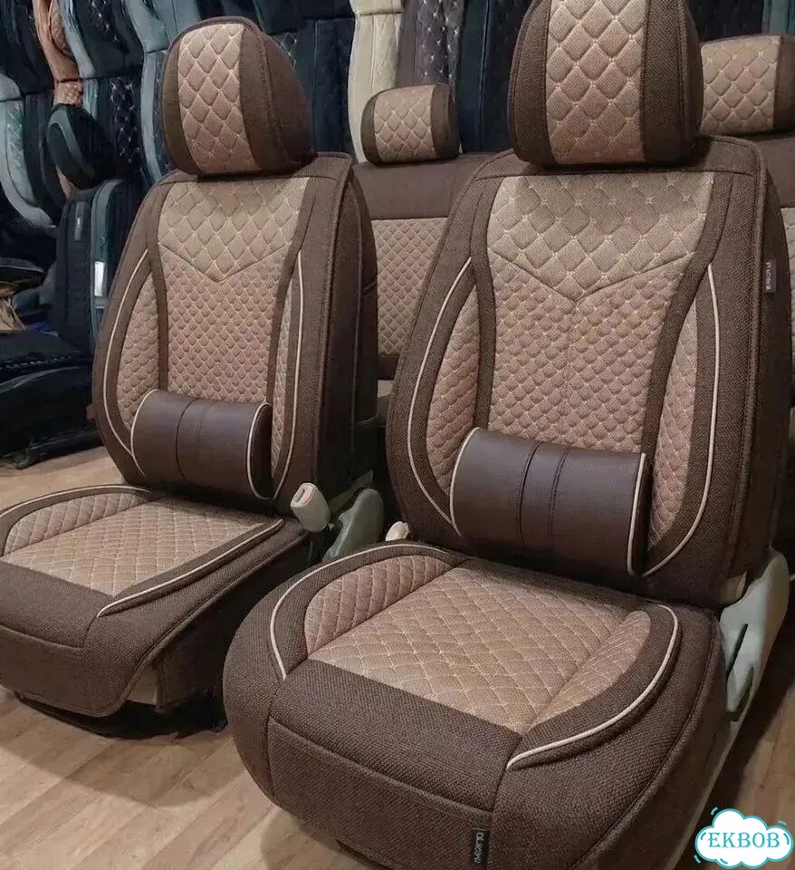 Авто чехлы из льна на все сиденья фото 4
