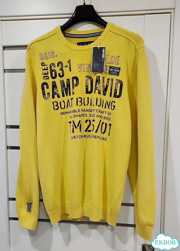 Новый джемпер Camp David. Оригинал фото 1