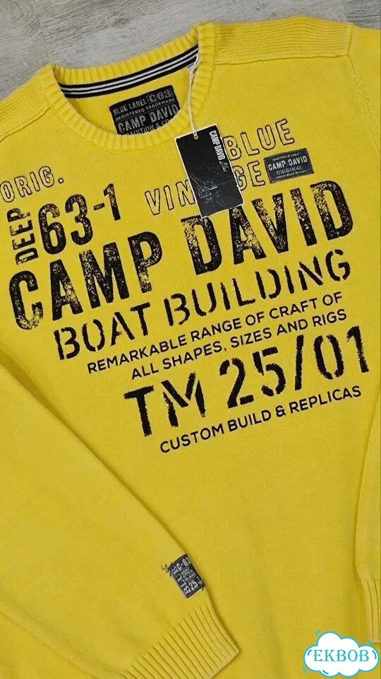 Новый джемпер Camp David. Оригинал фото 5
