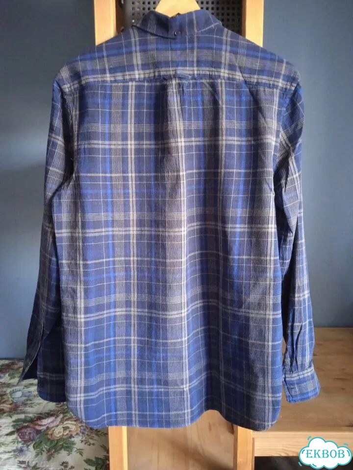 Рубашка мужская в клетку H&M 46 фото 10