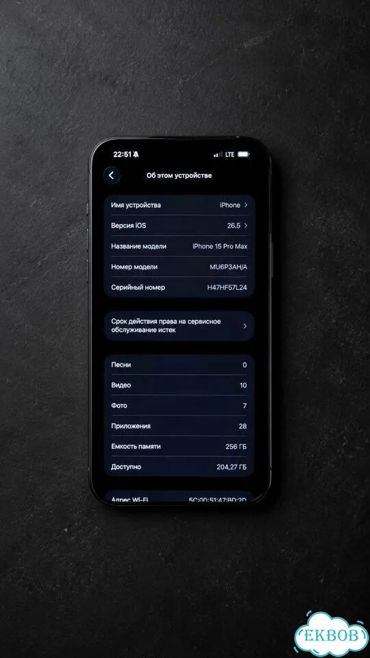 iPhone 15 Pro Max, 256 ГБ, SIM + eSIM фото 5