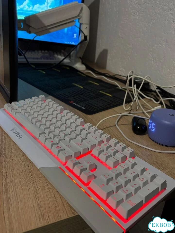 Клавиатура MSI Vigor GK30, подсветка красная фото 1
