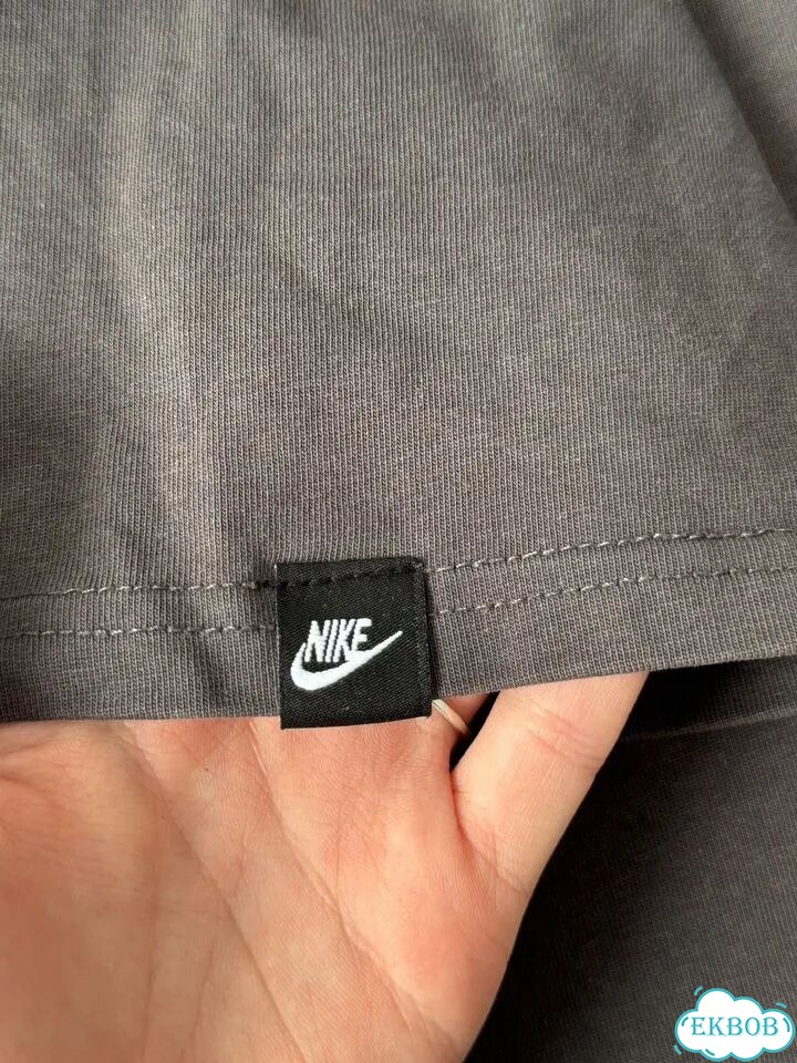 Футболка мужская Nike графитовая фото 5