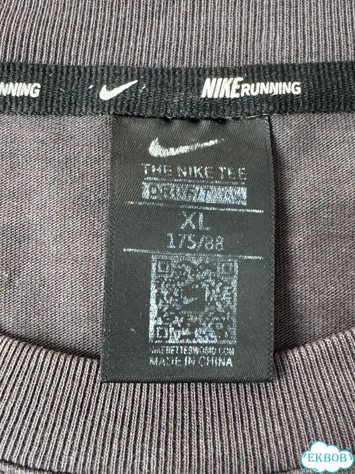 Футболка мужская Nike графитовая фото 6