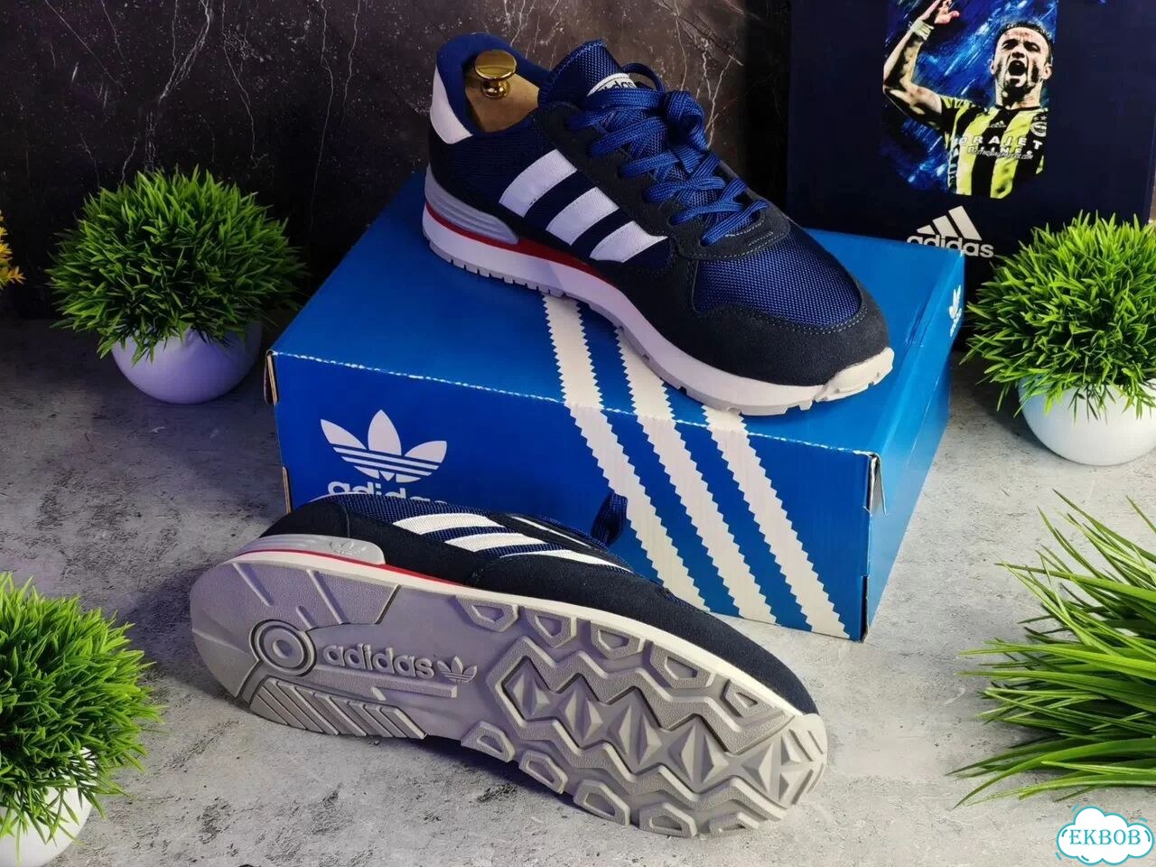 Кроссовки Adidas замша+текстиль фото 5