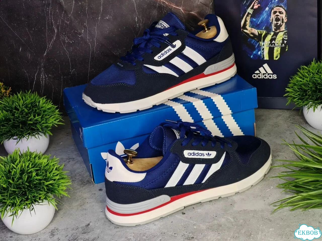 Кроссовки Adidas замша+текстиль фото 8