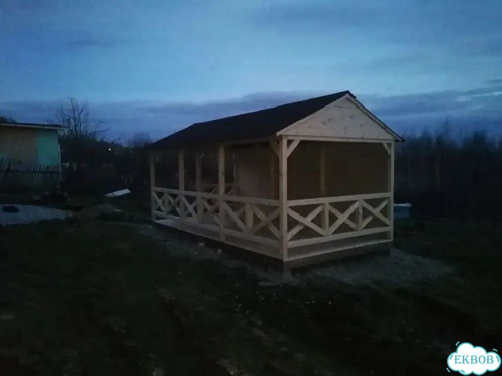 Беседки шатер/домик/с хозблоком фото 5