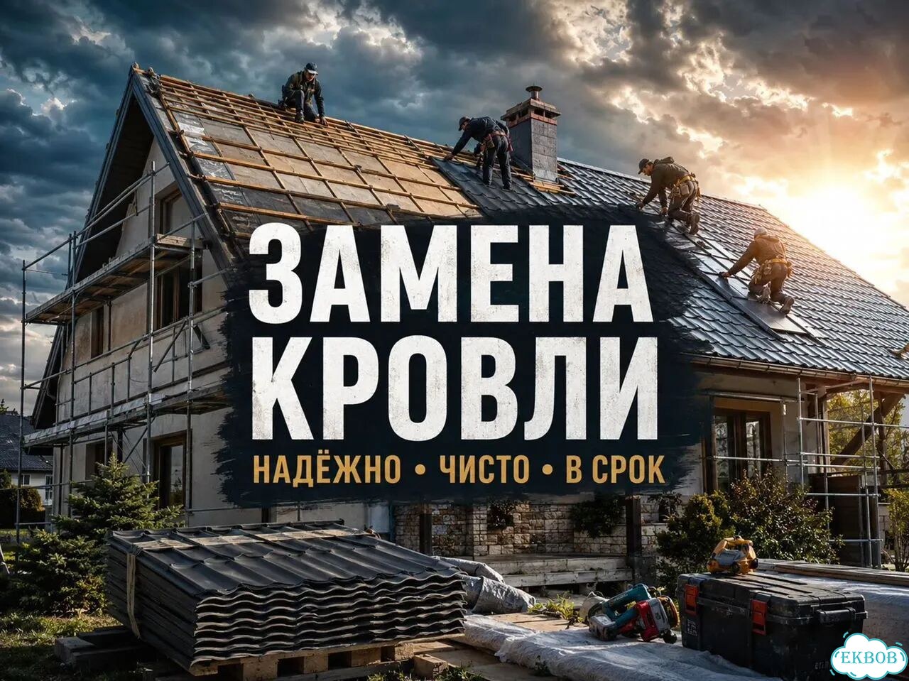 Ремонт и монтаж кровли фото 1