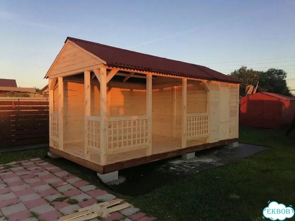 Изготовление беседок из дерева фото 1