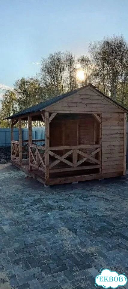 Изготовление беседок из дерева фото 6