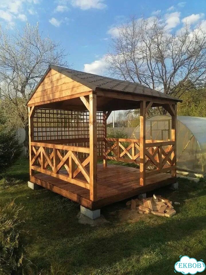 Беседка для дачи фото 4
