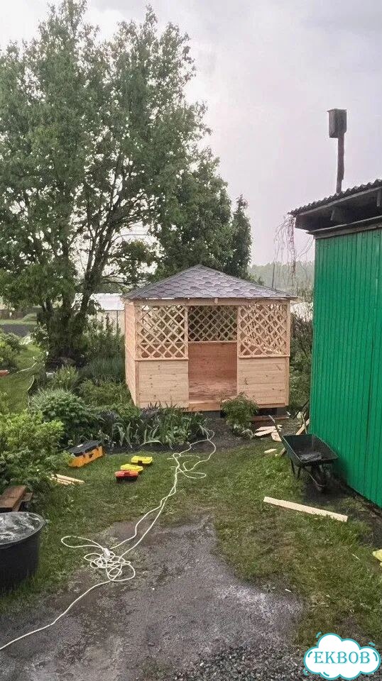 Изготовление беседок из дерева фото 3