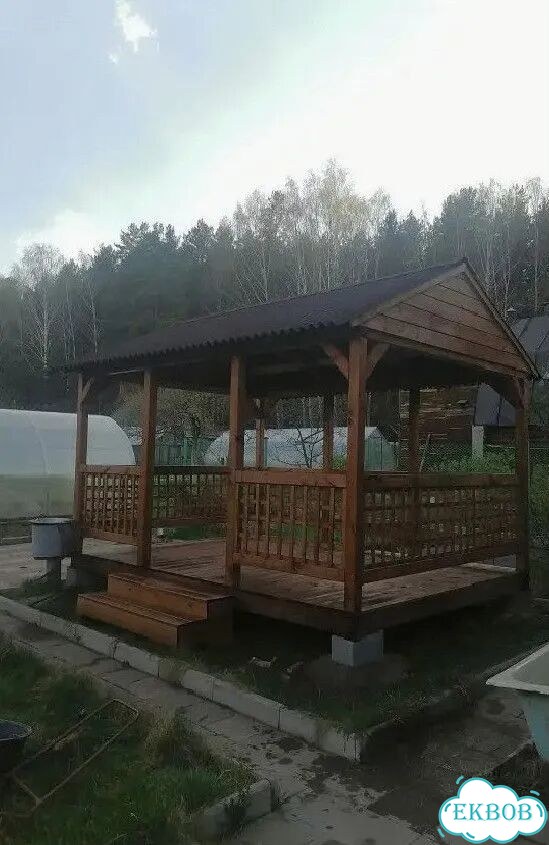 Изготовление беседок из дерева фото 8