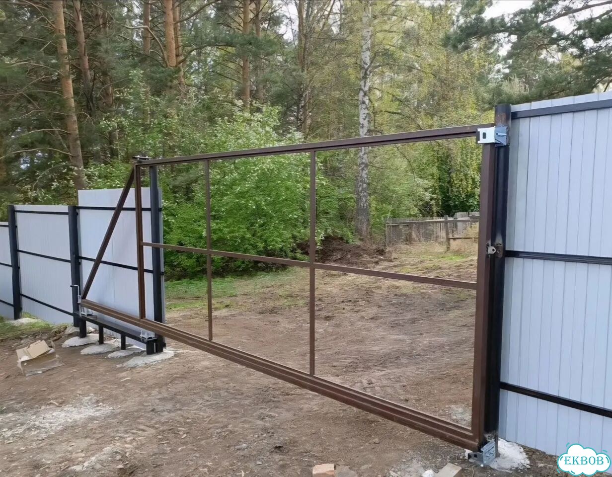 Откатные ворота под ключ фото 1