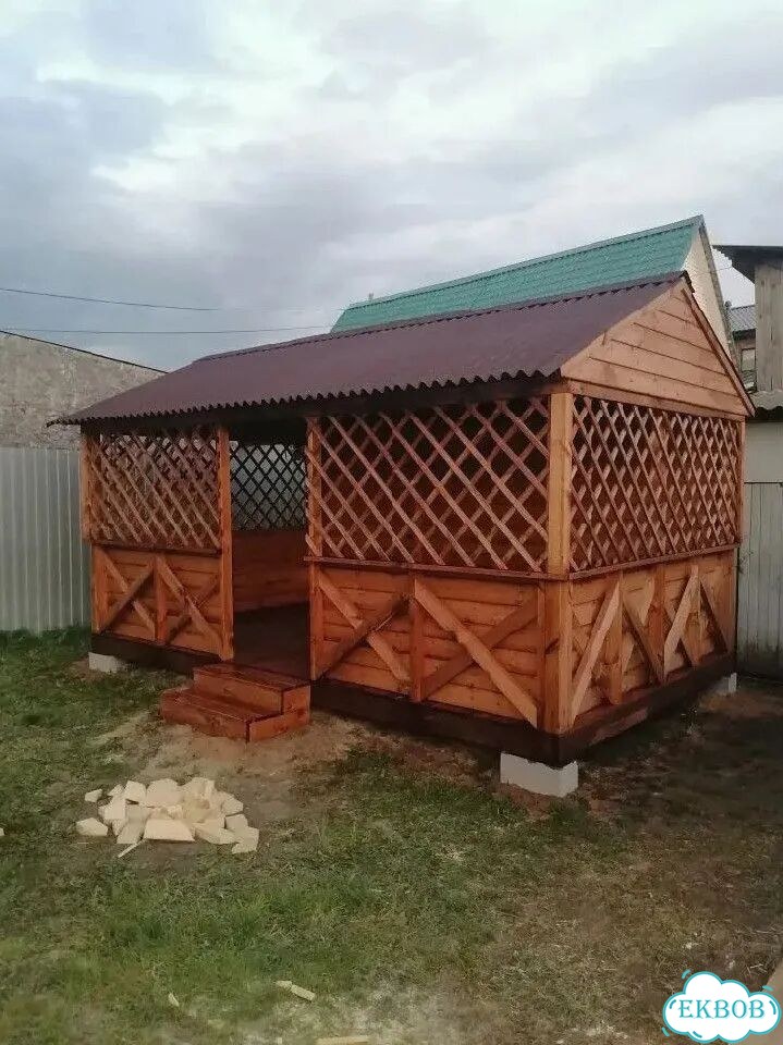 Беседка для дачи фото 9