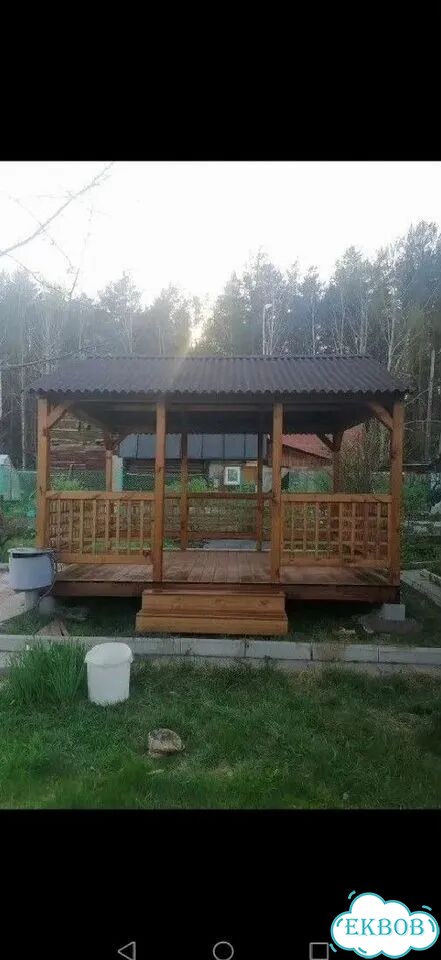 Беседки шатер/домик/с хозблоком фото 2