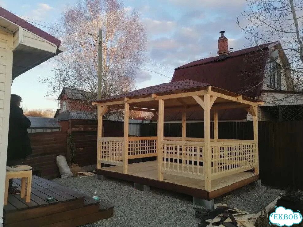 Беседка для дачи фото 3