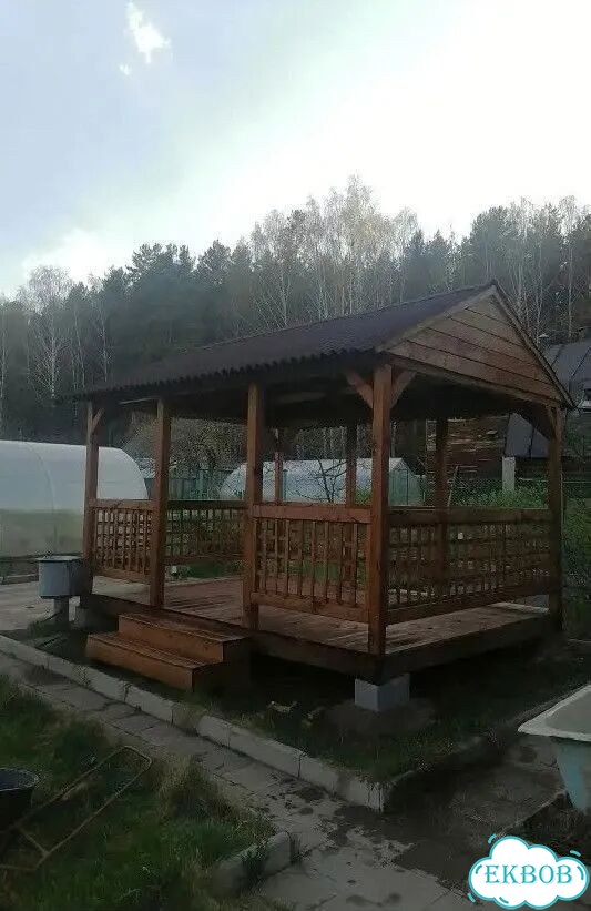 Изготовление беседок из дерева фото 4