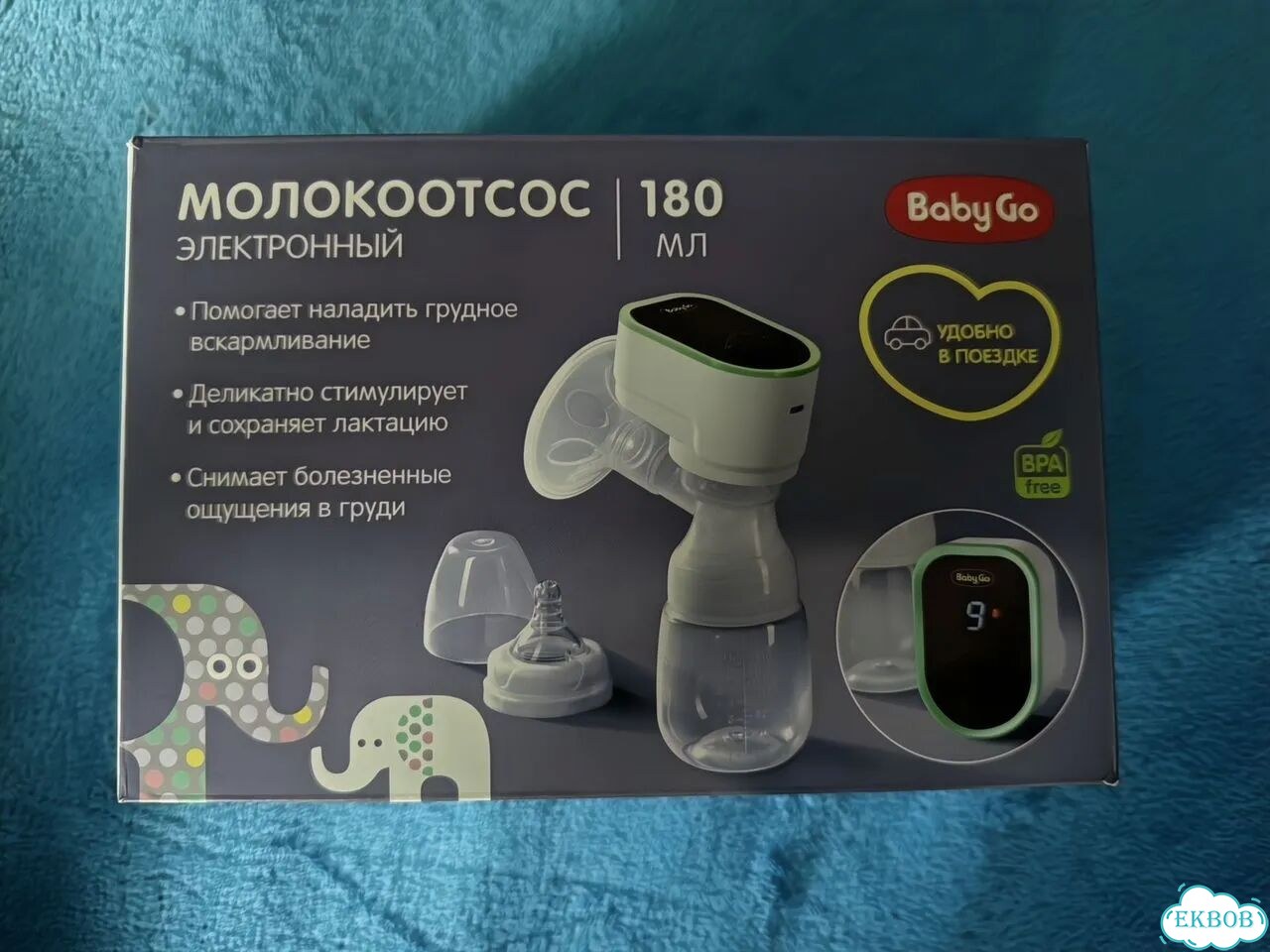 Молокоотсос электрический baby go фото 1