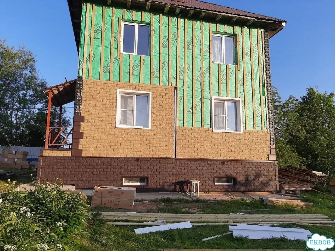 Фасадные работы монтаж сайдинга панели фото 5