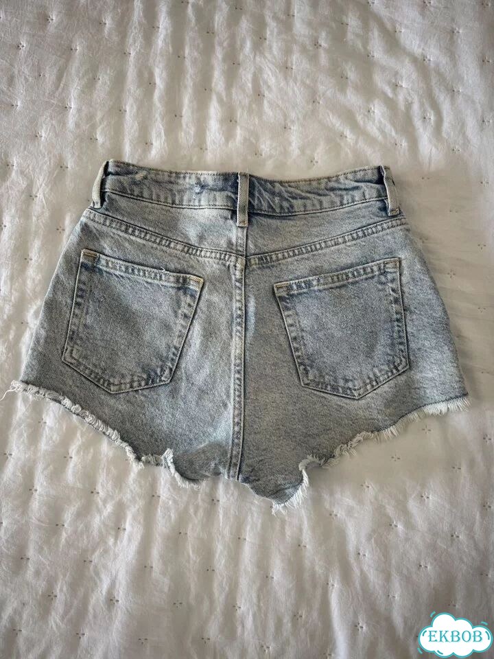 Шорты джинсовые H&M женские фото 6