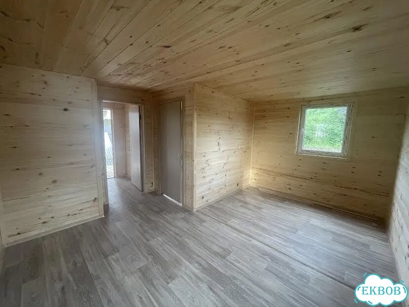 Домик дачный из двух бытовок фото 7