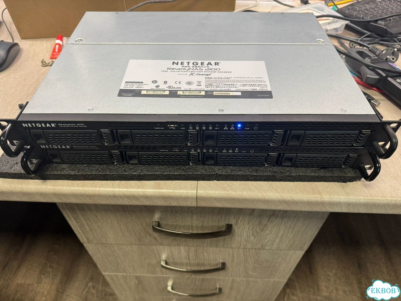 Сетевое хранилище на 4 диска Netgear radynas 2100 фото 1