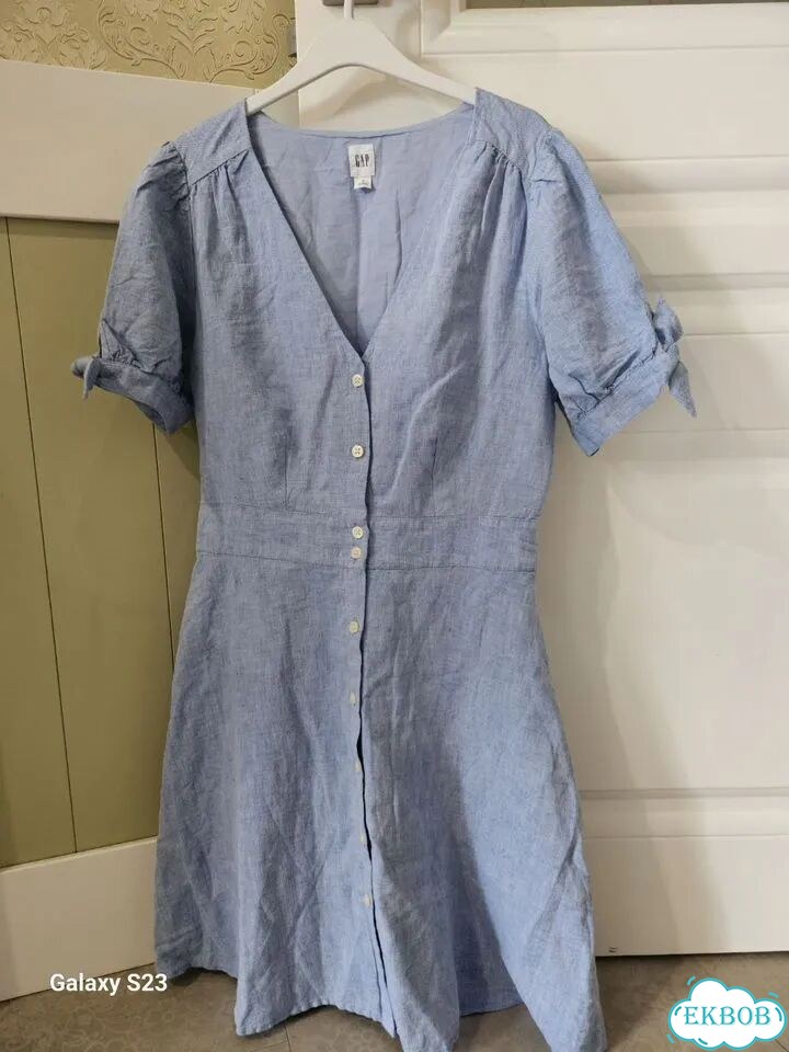 Платье льняное gap фото 2