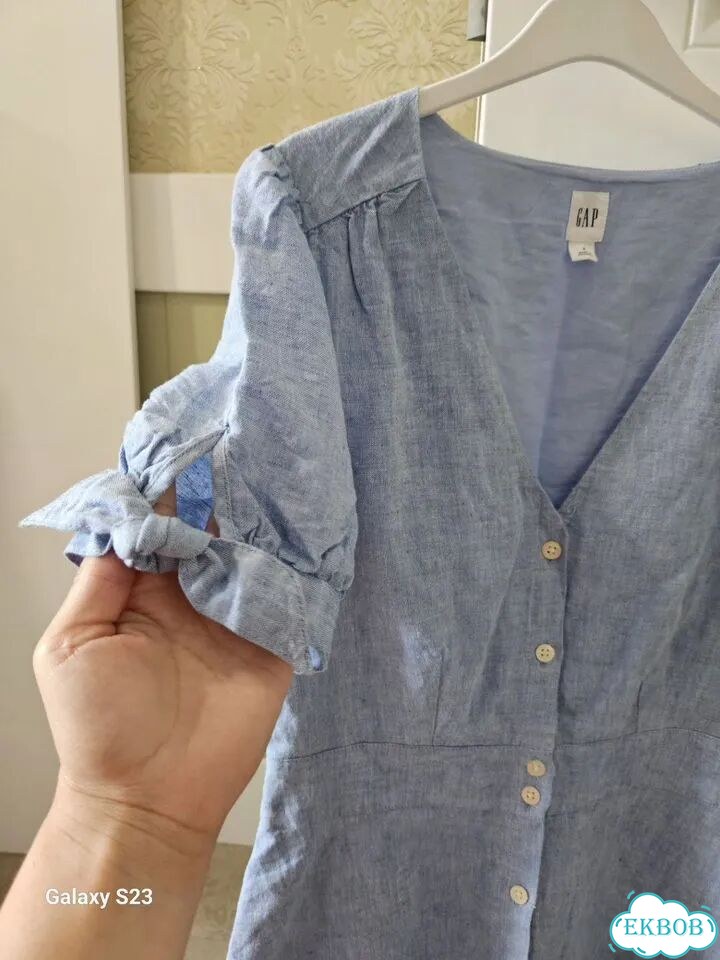 Платье льняное gap фото 3
