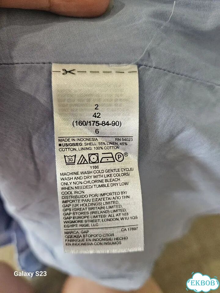 Платье льняное gap фото 5