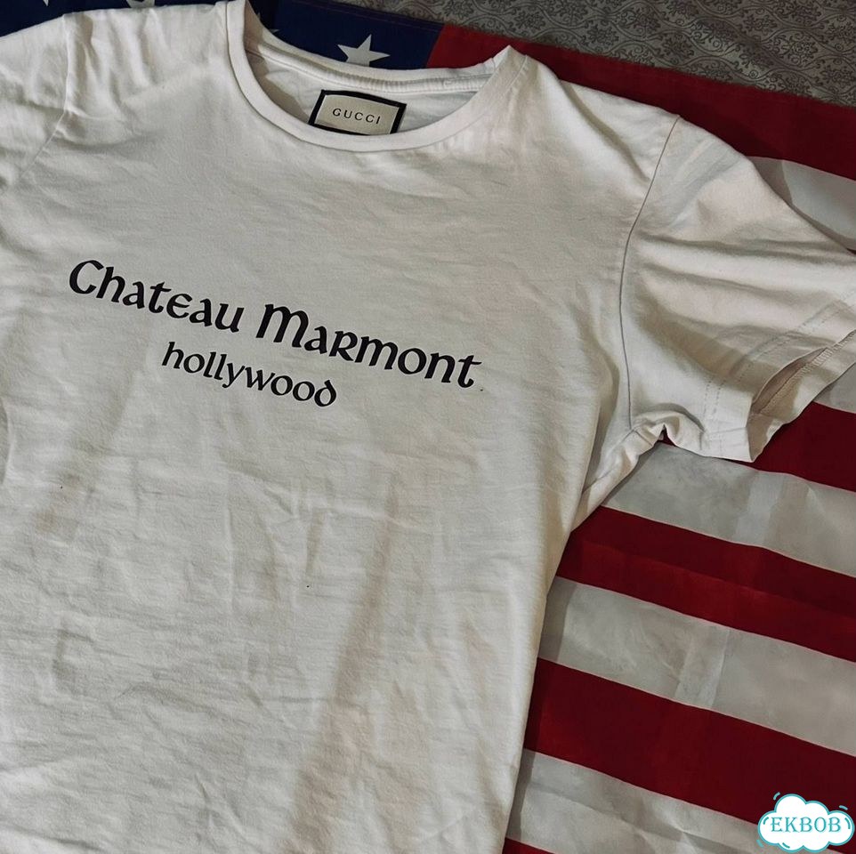 Футболка Gucci Chateau Marmont Hollywood type фото 6