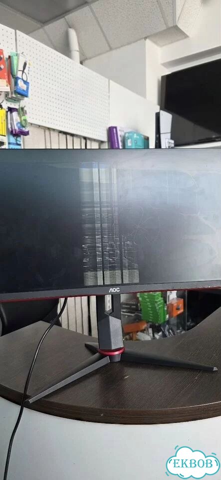 Разбитый AOC 24G2S фото 1