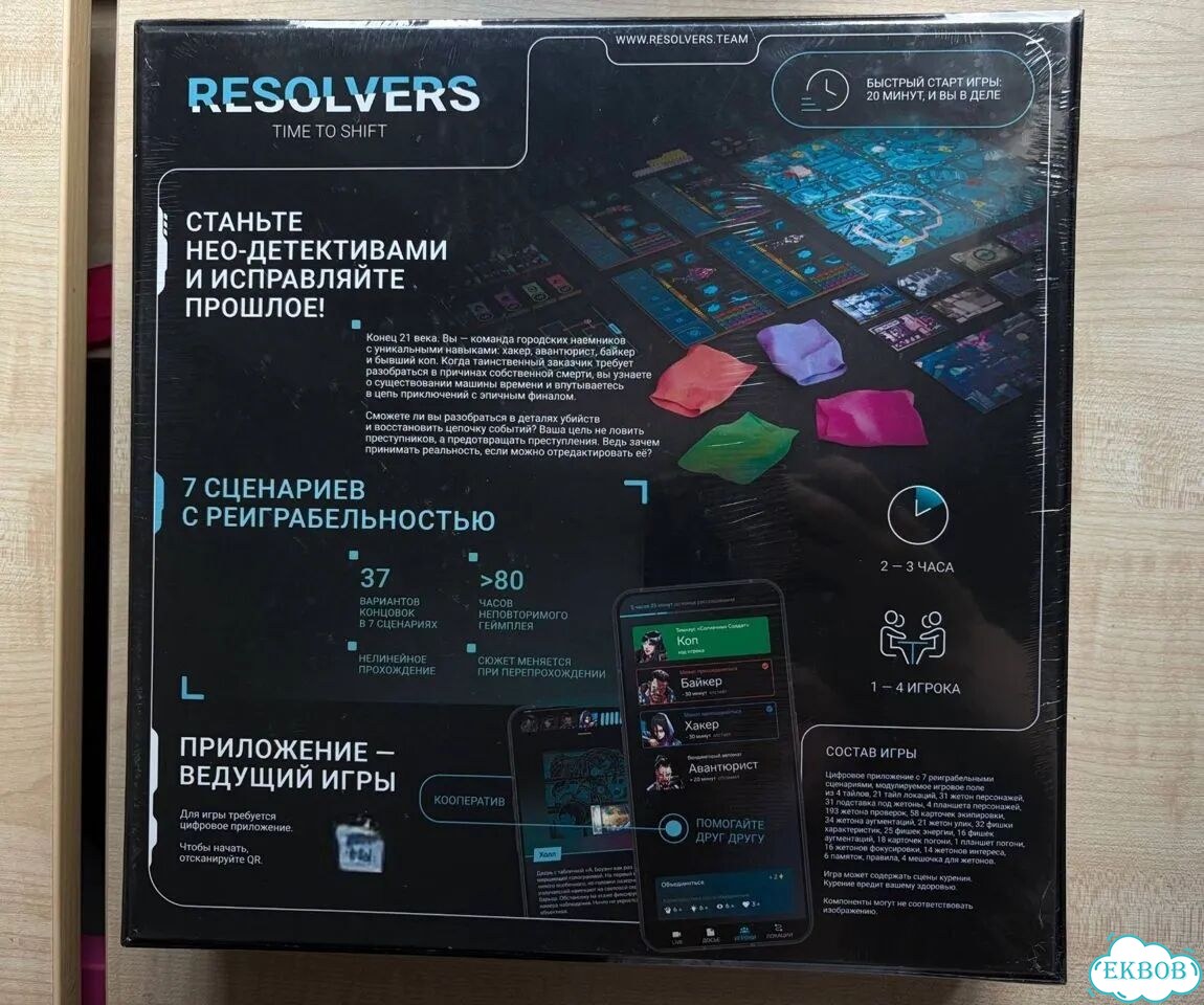 Resolvers time to shift настольная игра новая фото 2