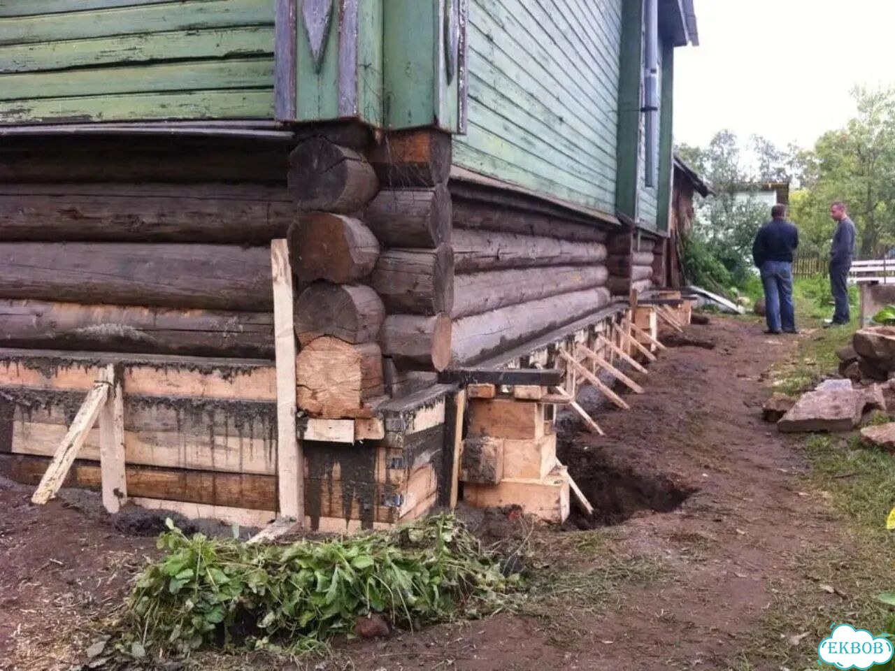 Замена венцов. Подъём домов фото 10