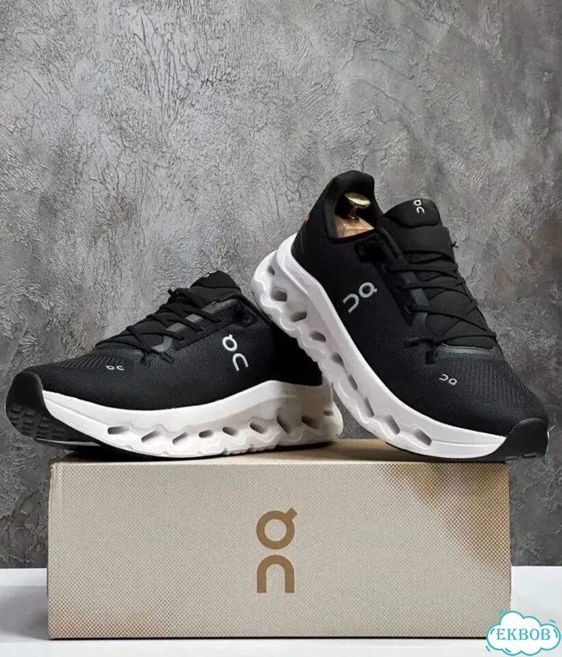 Кроссовки on cloud white black фото 2