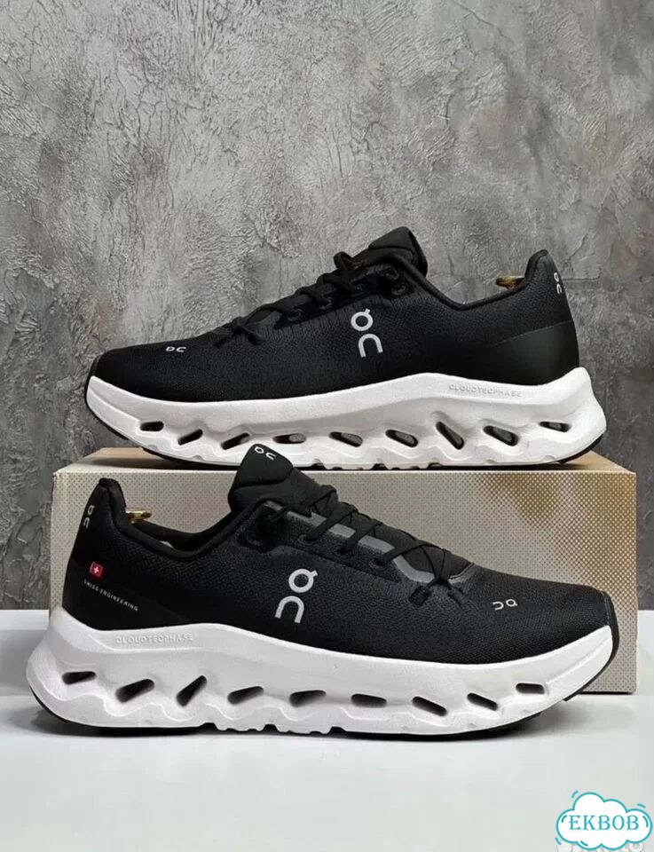 Кроссовки on cloud white black фото 3