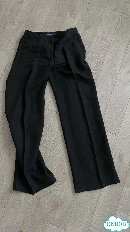 Льняные брюки женские zara s фото 5