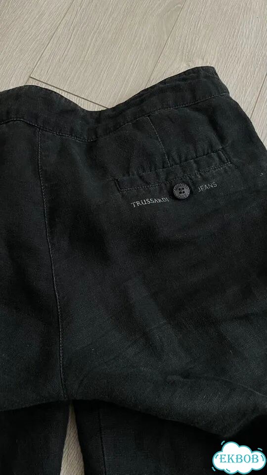 Льняные брюки женские zara s фото 6