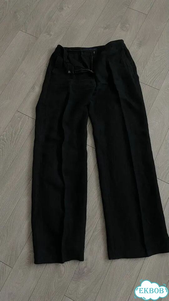 Льняные брюки женские zara s фото 7