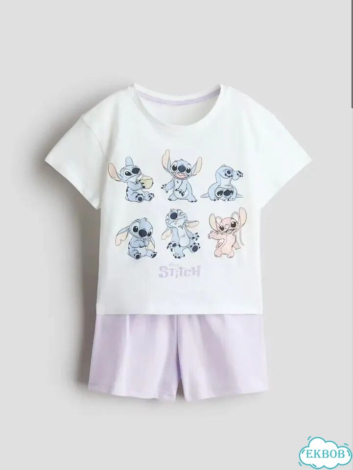 Пижама для девочки Стич H&M 122/128 134/140 фото 1