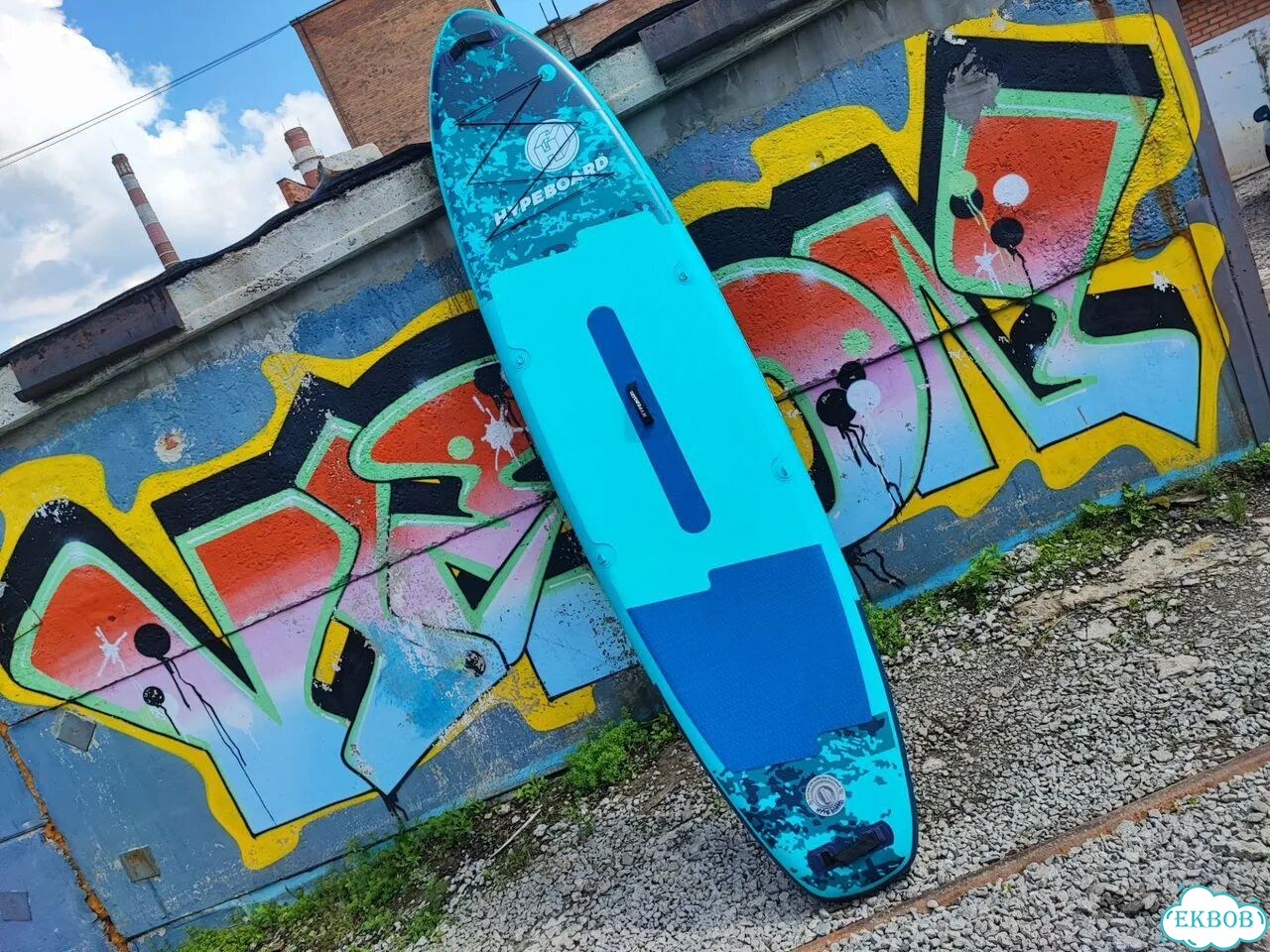 Сап борд hype board 350/86/15 каячное 2-е весло фото 9