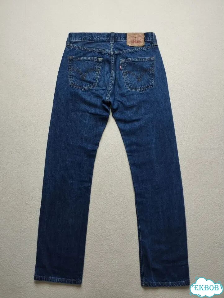 Levis 501 оригинальные джинсы W30 L32 фото 5