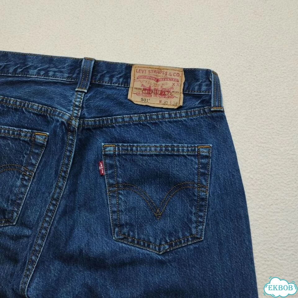 Levis 501 оригинальные джинсы W30 L32 фото 6