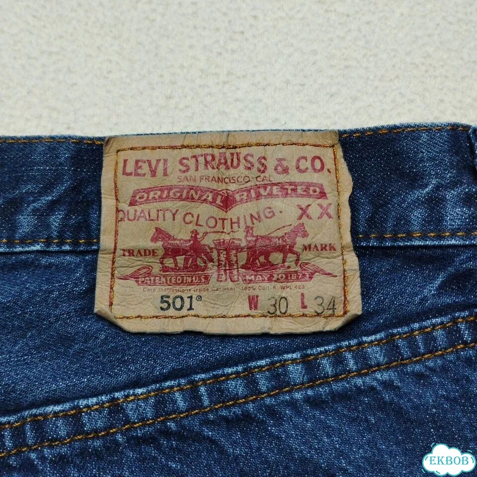 Levis 501 оригинальные джинсы W30 L32 фото 7