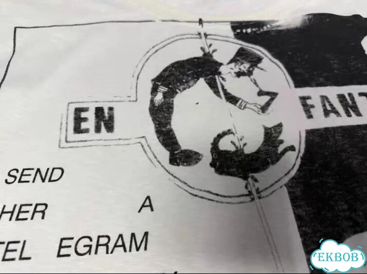Белая футболка Erd archive 06ss фото 5