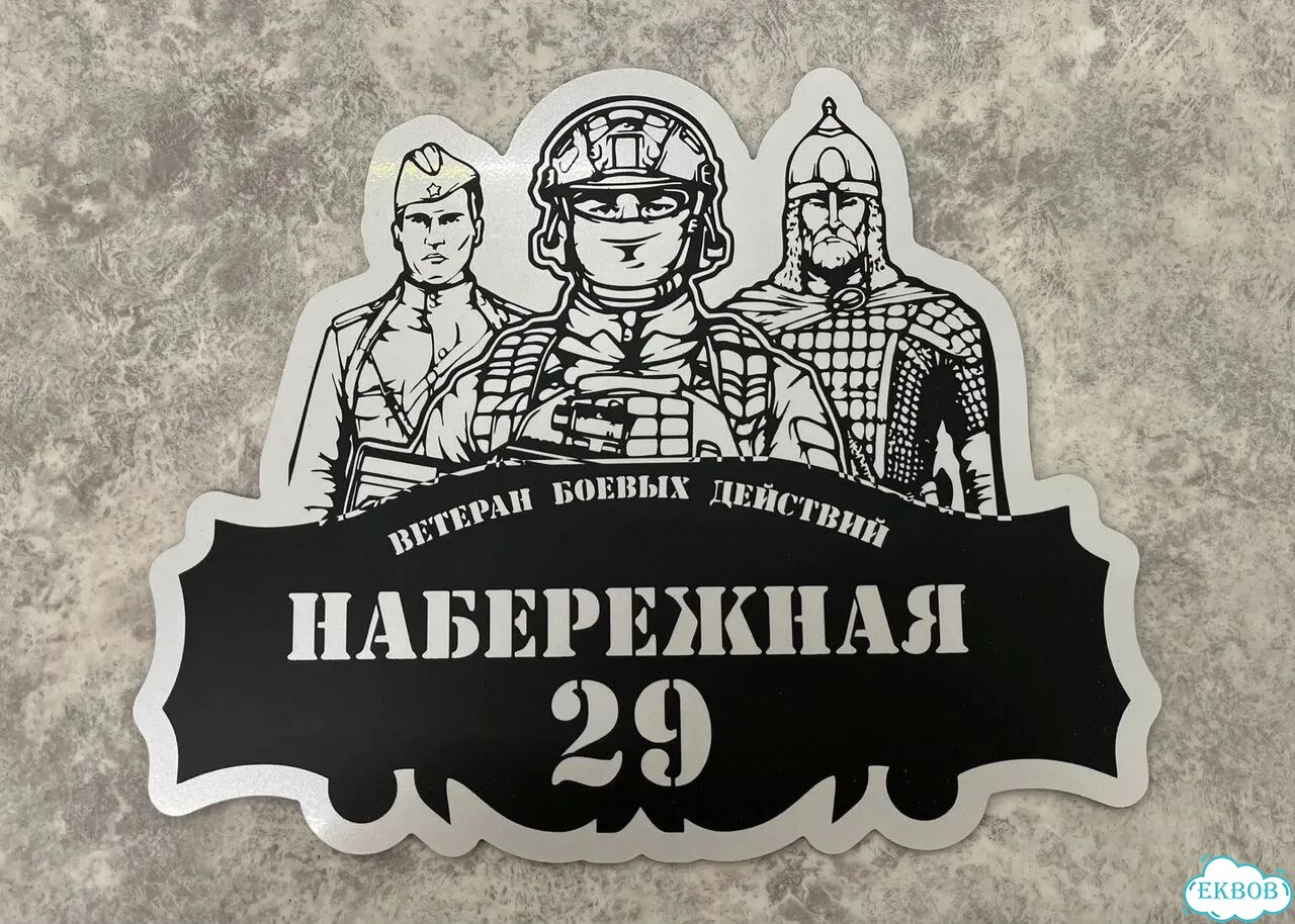Табличка яркая для вашего дома фото 7
