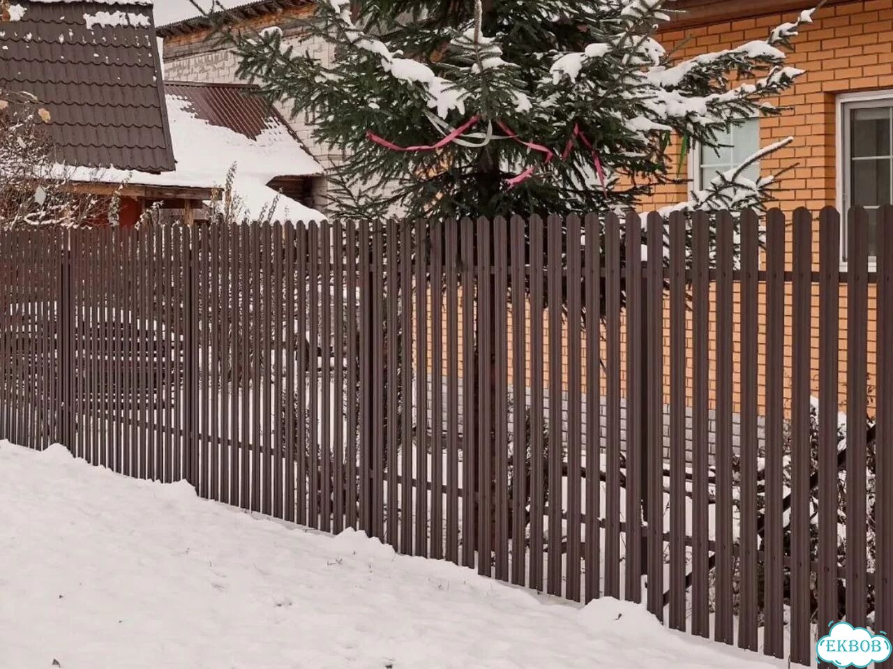 Установка заборов Установка забора Монтаж забора с гарантией фото 4
