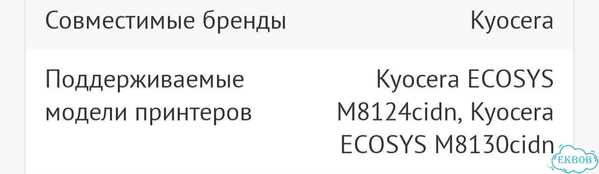 Картридж цветной Kyocera ecosys фото 6